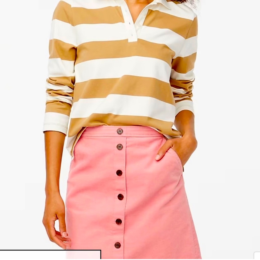 NWT FiNAL Price 🎉Jcrew Factory - Corduroy button-front Mini skirt
